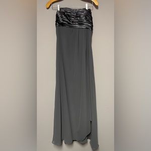 LIKE NEW Formal PROM DRESS Bridesmaid GOWN Gray WOMEN Sz 8 Dress